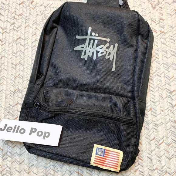 ⭐️ Stussy black crossbody shoulder handbag bag - Picture 3 of 4